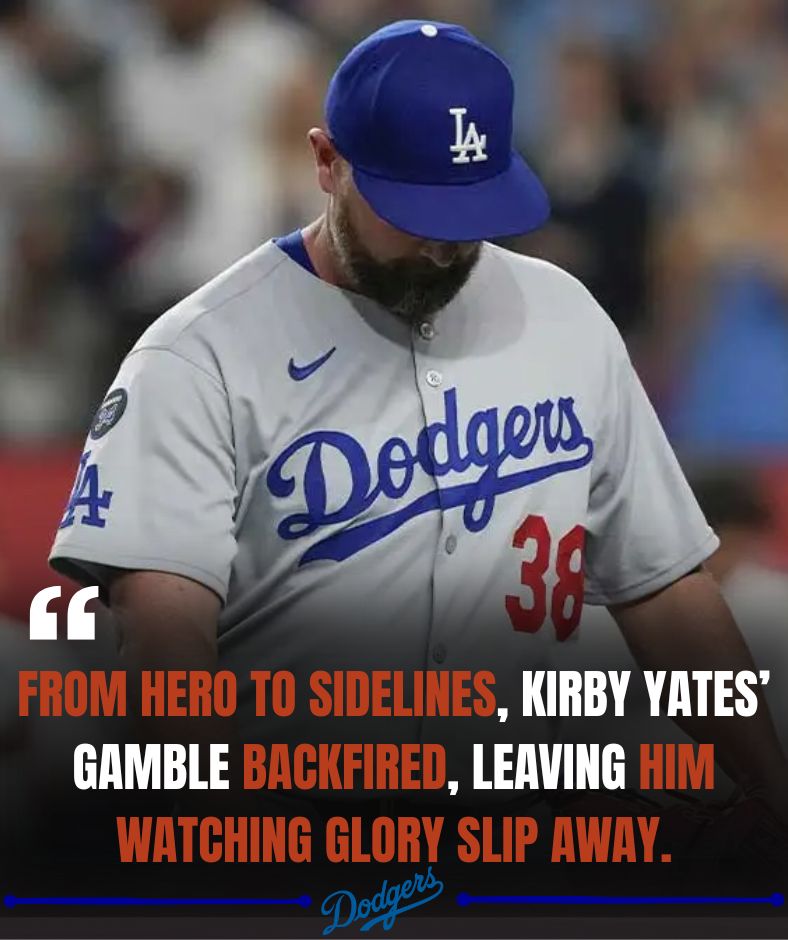 Kirby Yates’ gamble on the Dodgers failed – FROM HERO TO SPECTATOR: The truth behind it is…