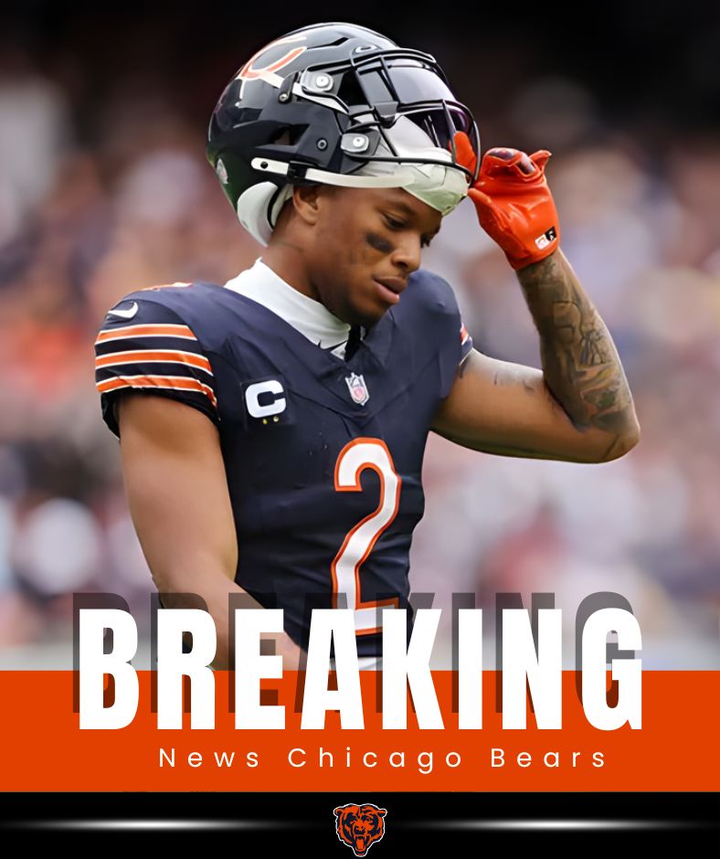 VIDEO CAPTURES SHOCKING MOMENT DURING HALF-TIME Cameras capture DJ Moore whispering a chilling warning to Caleb Williams — “Don’t pass the ball to him… He’s playing with our team.”